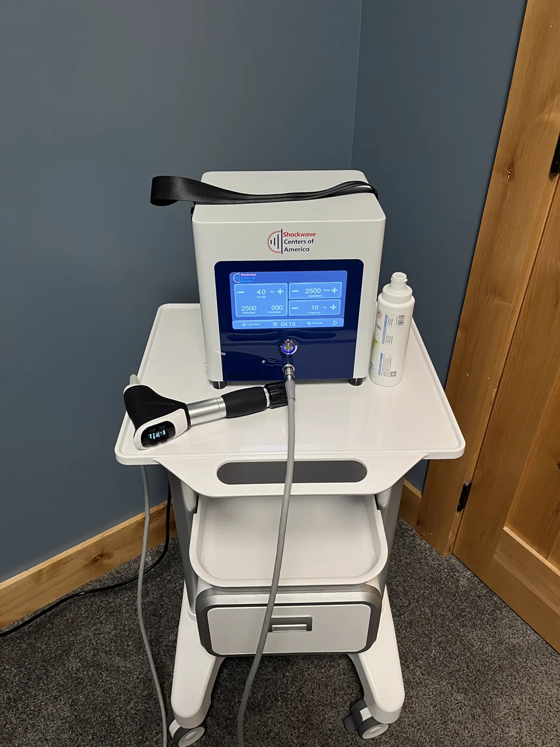 State-of-the-art shockwave therapy machine
